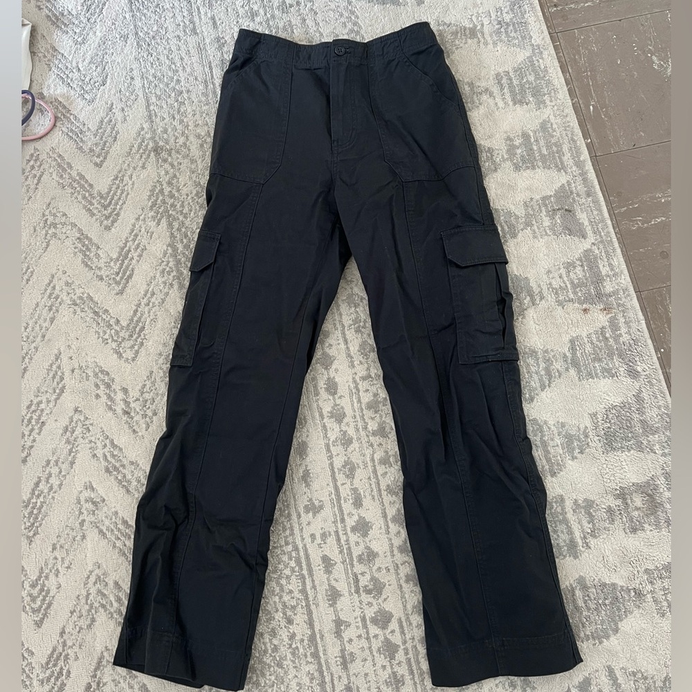 Abercrombie black cargo pants